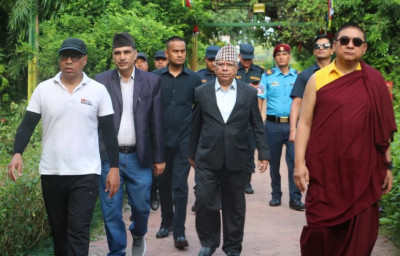 समाजवादीका अध्यक्ष नेपालद्वारा लुम्बिनीको अवलोकन भ्रमण